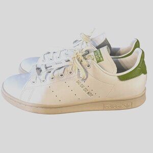 Adidas Stan Smith Yoda Primegreen White Green Sneakers Mens 8.5 Lace-Up